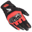 Guantes Alpinestars Honda SMX Z Drystar Negros y Rojos