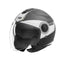 Casco jet NOX N182 Round Negro Mate / Plata