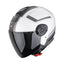 CASCO SCORPION EXO-CITY II COSMOS BLANCO PERLA-PLATA