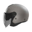 Casco jet NOX N182 titanio mate