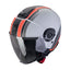 CASCO SCORPION EXO-CITY II VEL GRIS MATE-ROJO