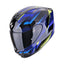 CASCO SCORPION EXO-391 AAXO NEGRO / AZUL