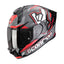 CASCO SCORPION EXO-530 AIR ROK NEGRO / ROJO