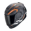 CASCO SCORPION EXO-491 KRIPTA NEGRO MATT/ NARANJA