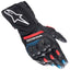 Guantes Alpinestars SP-8 V3 Negros, Rojos Claros y Azules