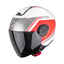 CASCO SCORPION EXO-CITY II VITA BLANCO-ROJO