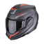 CASCO SCORPION EXO-TECH EVO CARBON COSY NEGRO MATE-ROJO