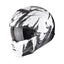 CASCO SCORPION EXO-COMBAT II MARAUDER NEGRO MATE-BLANCO