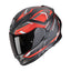 CASCO SCORPION EXO-491 ZUMO NEGRO / ROJO