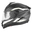 CASCO INTEGRAL REVO N304-S, NEGRO MATE Y BLANCO