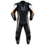 MONO DE CUERO MOTO MZONE IMOLA 2PC NEGRO / BLANCO / ORANG