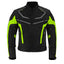 CHAQUETA DE MOTO TEXTILE MZONE VALECO NEGRO / FLOU
