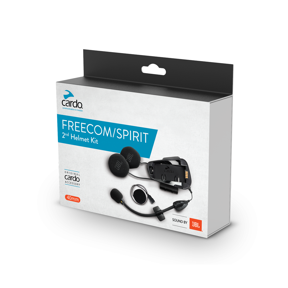 Kit de audio JBL para intercomunicadores de moto Cardo Freecom / Spirit para segundo casco