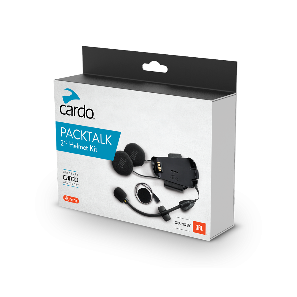 Kit de audio JBL para intercomunicadores de moto Cardo Packtalk Series para segundo casco