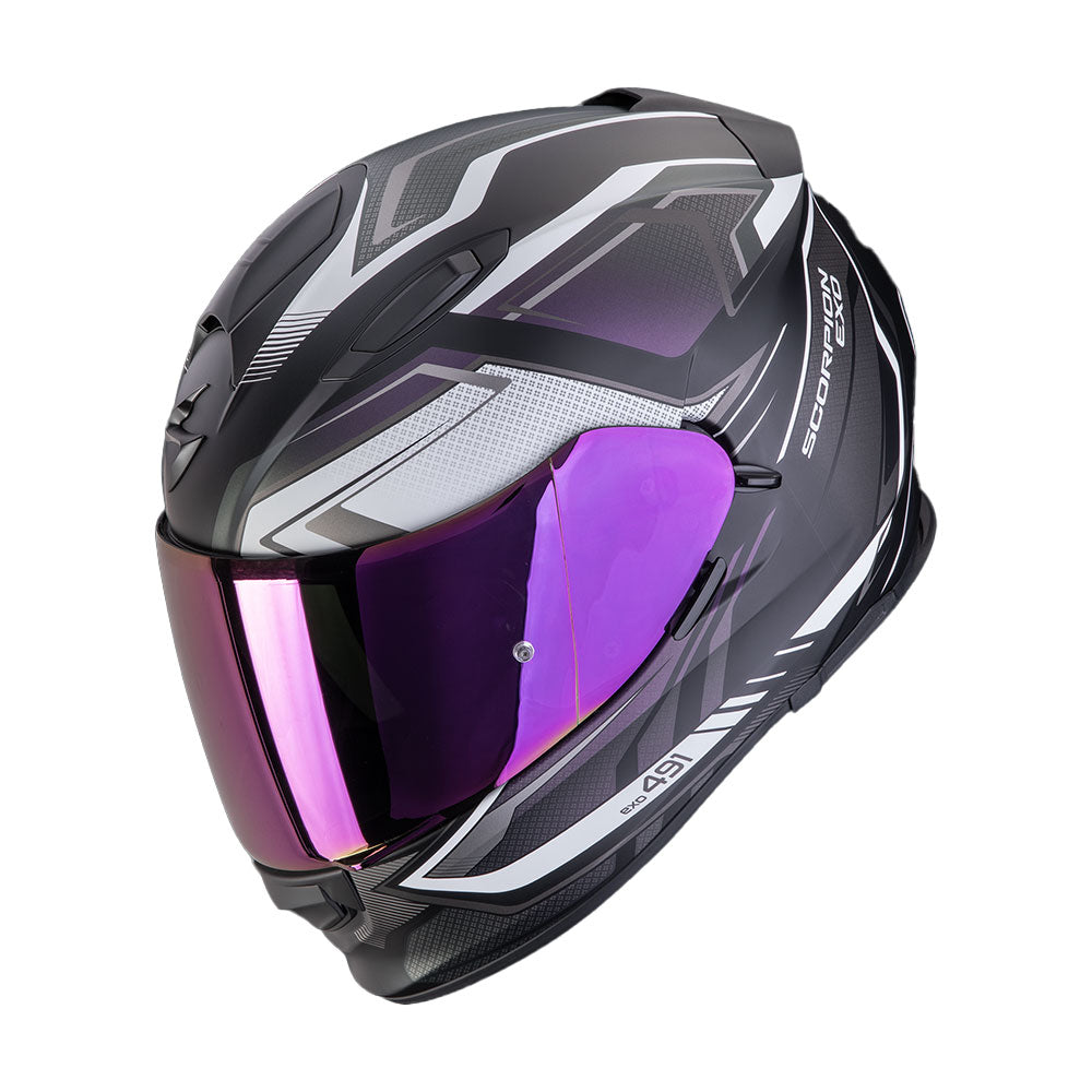 CASCO SCORPION EXO-491 ZUMO NEGRO / CHAMELEON