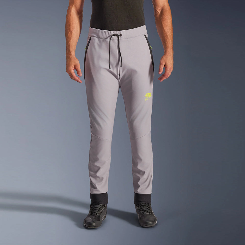 Pantalón Alpinestars Aeroshell Gris / Amarillo Fluor