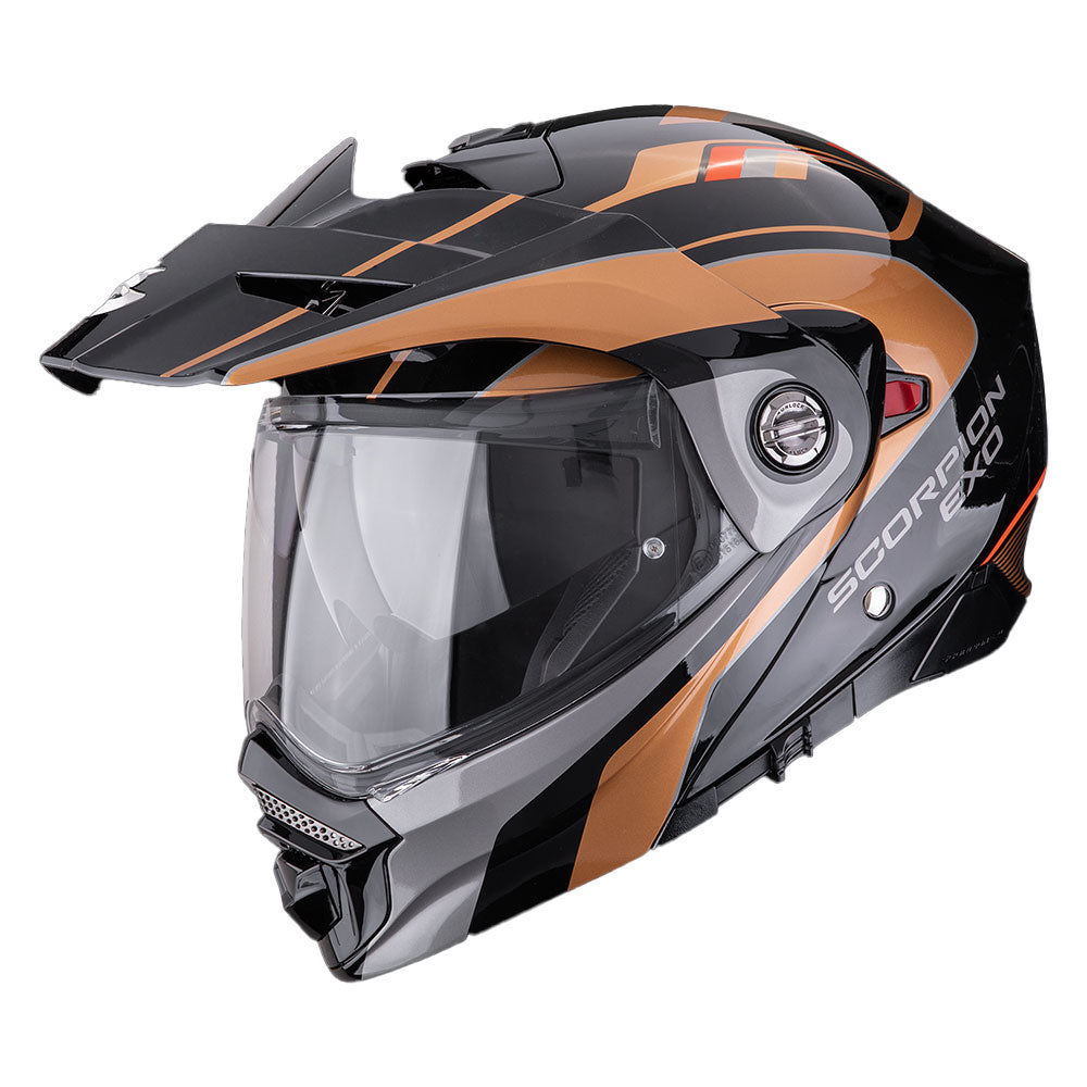 CASCO SCORPION ADX-2 KAMPS Negro-Cobre