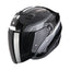 CASCO SCORPION EXO-230 HIPE NEGRO-PLATA