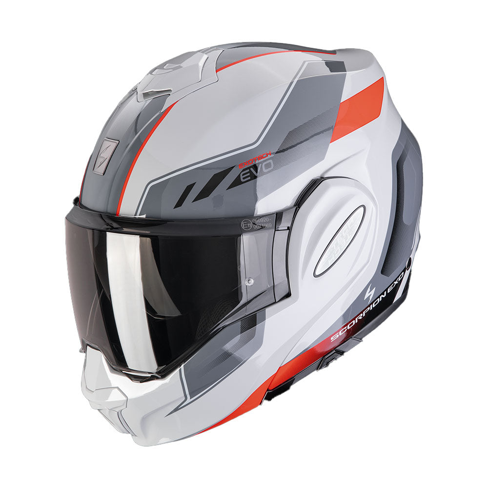 CASCO SCORPION EXO-TECH EVO SOCIUS GRIS-ROJO Imagen principal del producto