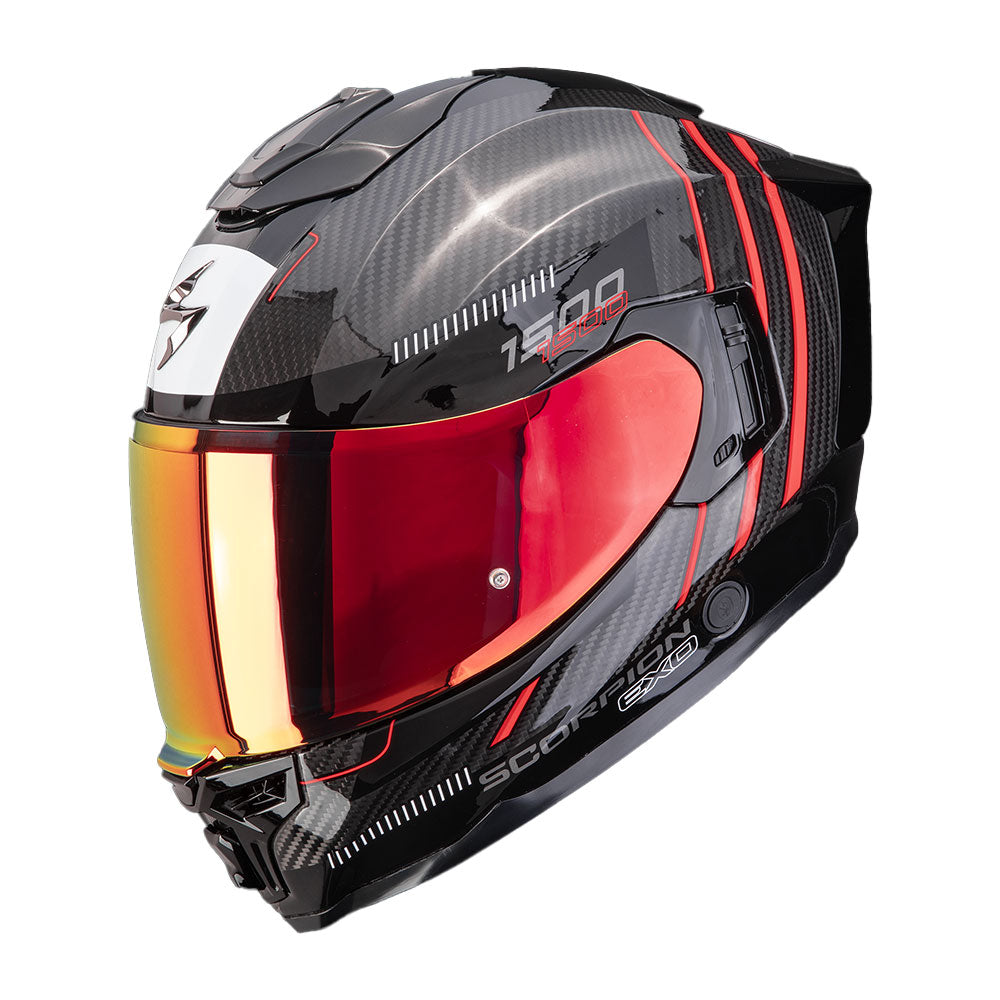 CASCO SCORPION EXO-1500 CARBON AIR ZITY NEGRO / ROJO Imagen principal del producto