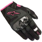 Guantes Alpinestars SMX-1 Air V2 Lady Negros / Fucsia