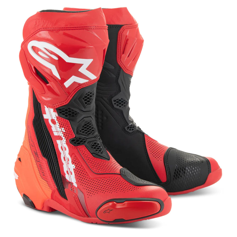 Botas Supertech R Ventiladas Rojo Brillante Rojo Fluo