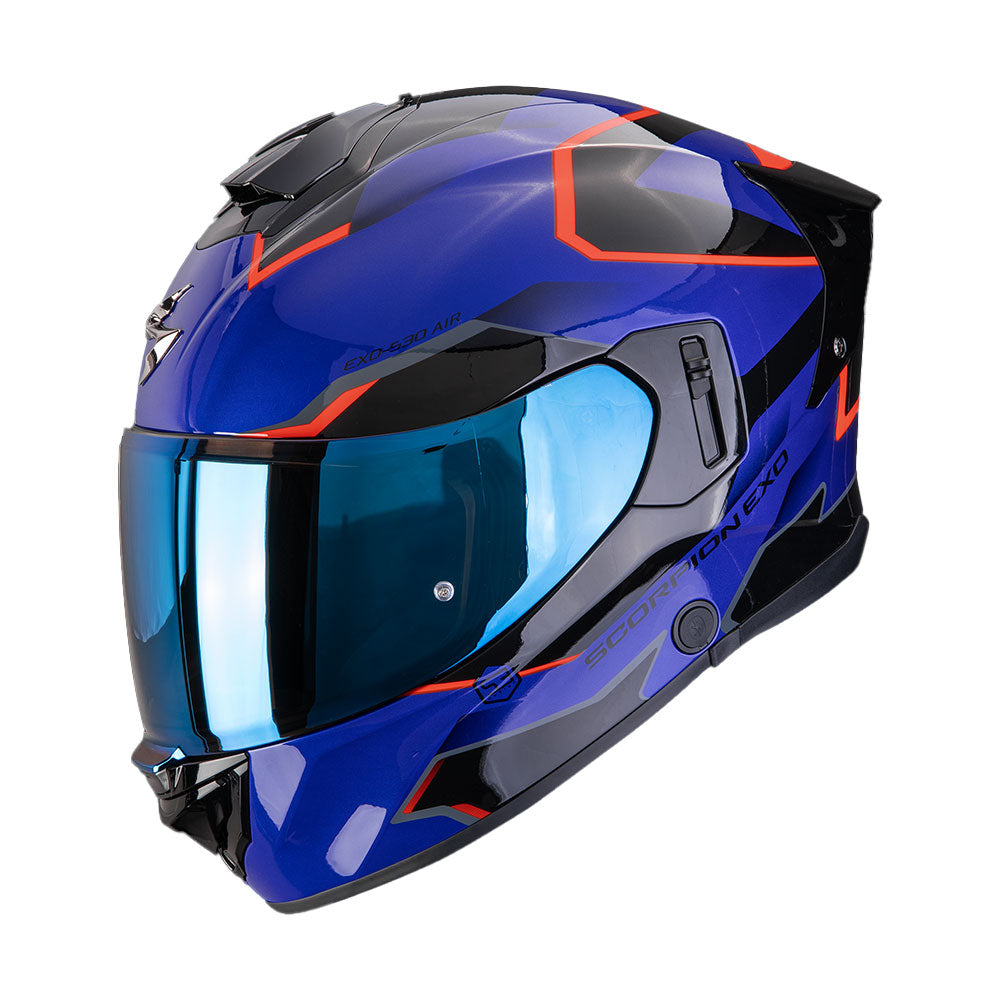 CASCO SCORPION EXO-530 AIR CLIP AZUL / NEGRO / ROJO Imagen principal del producto