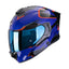 CASCO SCORPION EXO-530 AIR CLIP AZUL / NEGRO / ROJO
