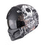 CASCO SCORPION EXO-COMBAT II GENESIS NEGRO MATE-BLANCO-ORO