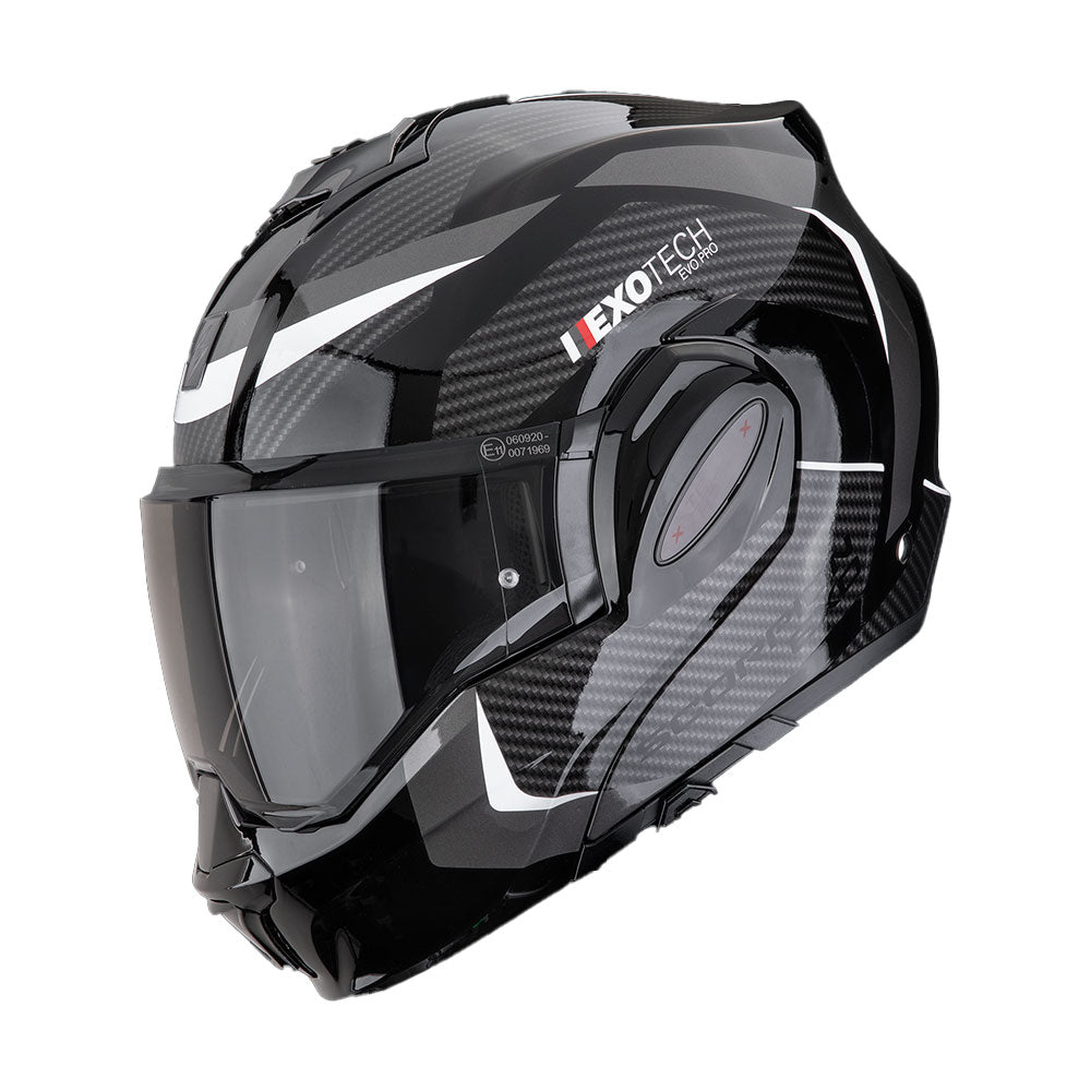CASCO SCORPION EXO-TECH EVO PRO ACUTI NEGRO-PLATA