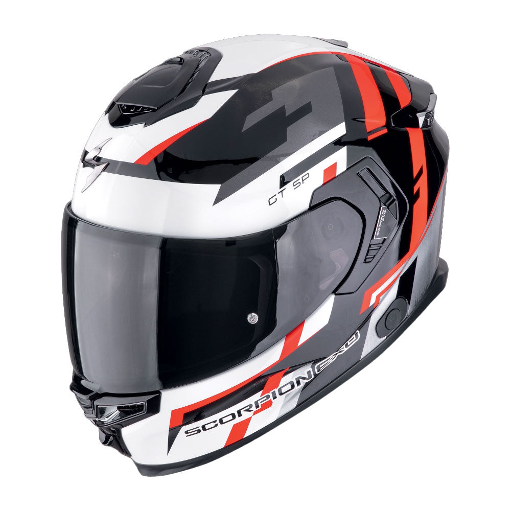 CASCO SCORPION EXO-GT SP AIR TORNADO BLANCO / NEGRO / ROJO Imagen principal del producto