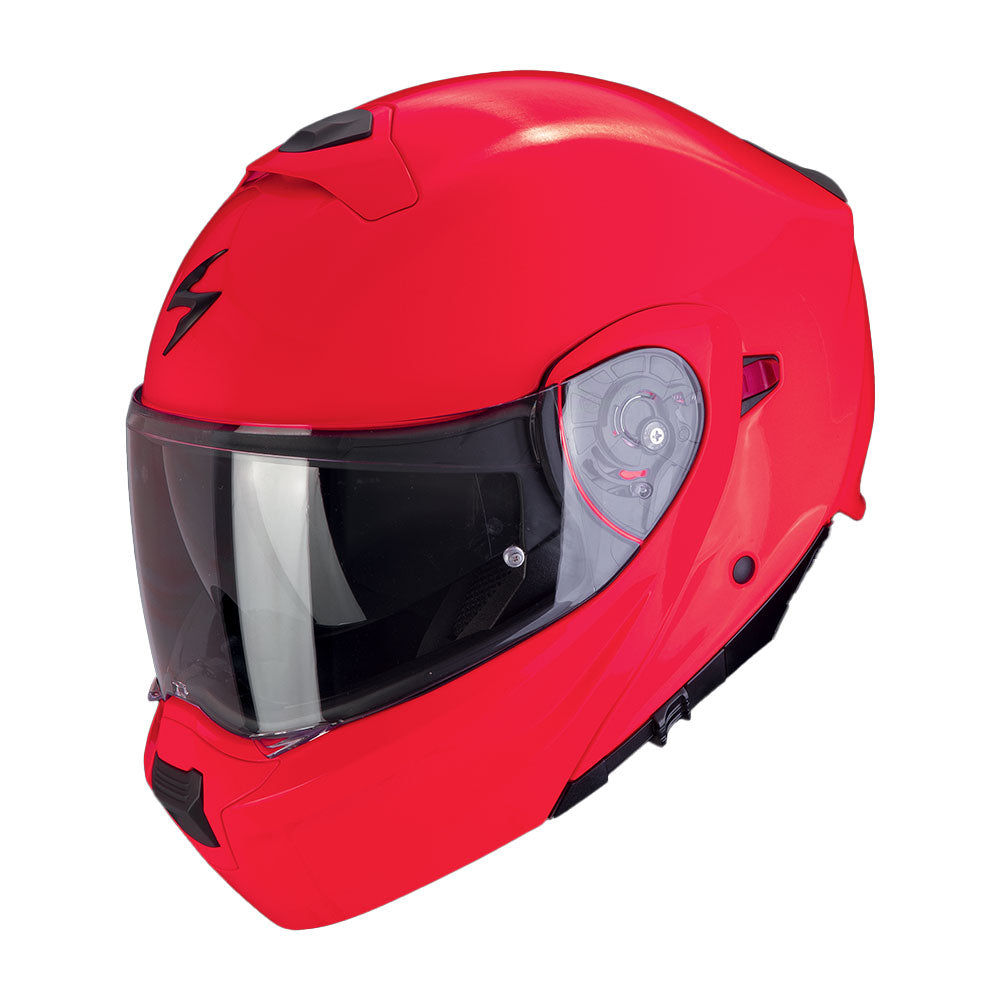 CASCO SCORPION EXO-930 EVO SOLID ROJO NEÓN Imagen principal del producto