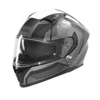 CASCO INTEGRAL NOX MENTOR N402 NEGRO BLANCO