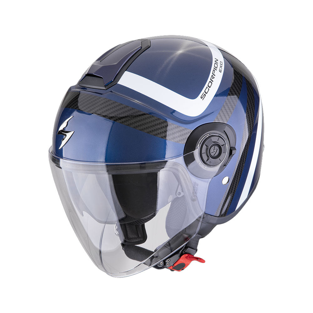 CASCO SCORPION EXO-CITY II RIVA AZUL-NEGRO Imagen principal del producto
