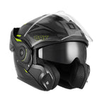 NOX Premium Casco Abatible Spinner ARK Negro Mate / Flou