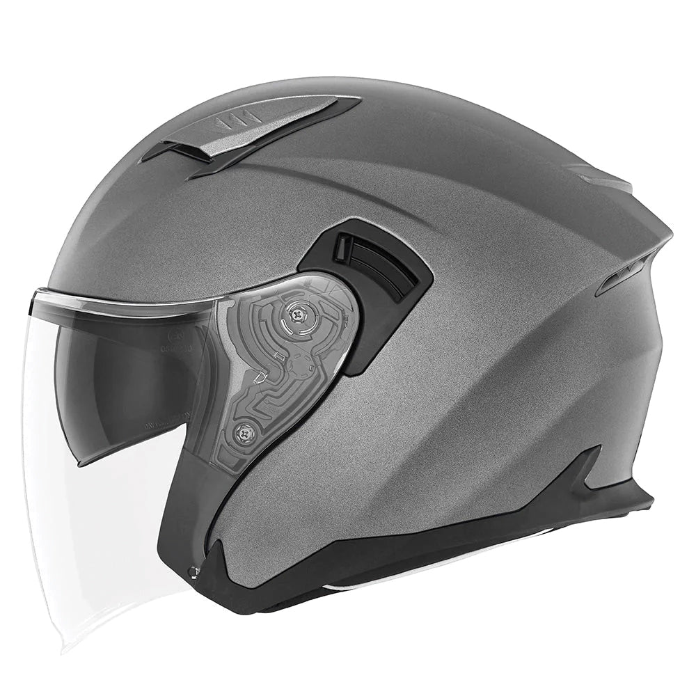 Casco Jet NOX N130, Titanium Mate