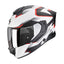 CASCO SCORPION EXO-530 AIR CLIP BLANCO / NEGRO / ROJO