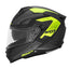 REVO N304-S CASCO INTEGRAL, NEGRO MATE Y AMARILLO