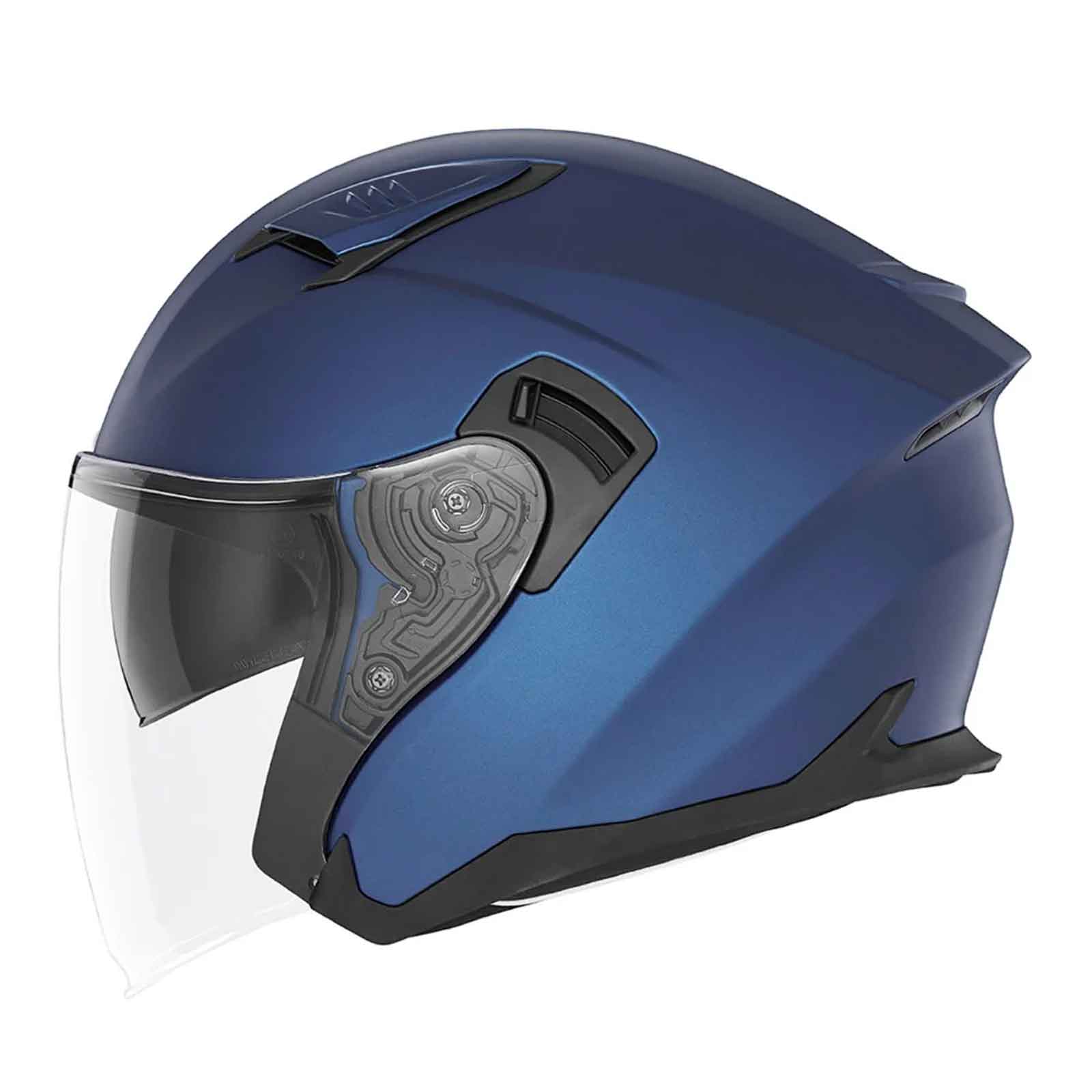 Casco Jet NOX N130, Azul Metálico Mate Imagen principal del producto