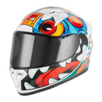 Casco integral infantil NOX N731 Scrappy blanco brillante