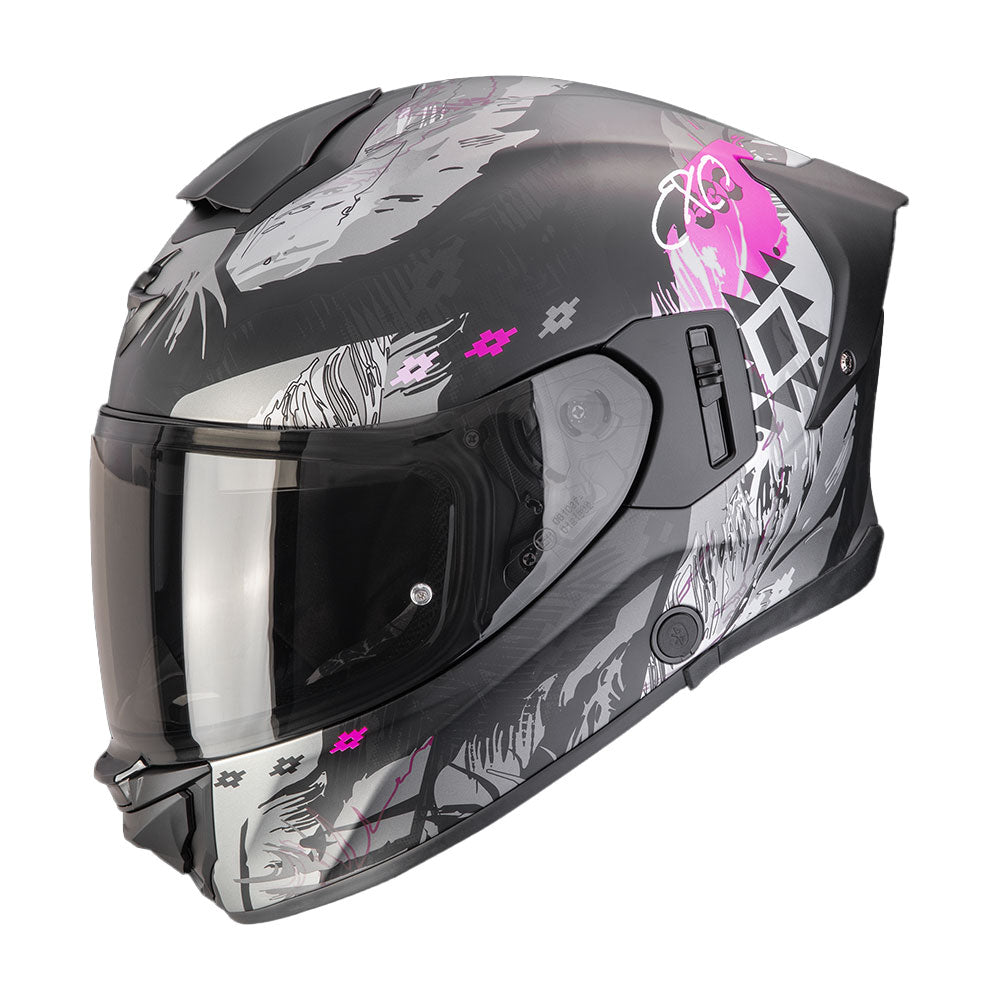 CASCO SCORPION EXO-530 AIR HADJI NEGRO / PINK Imagen principal del producto