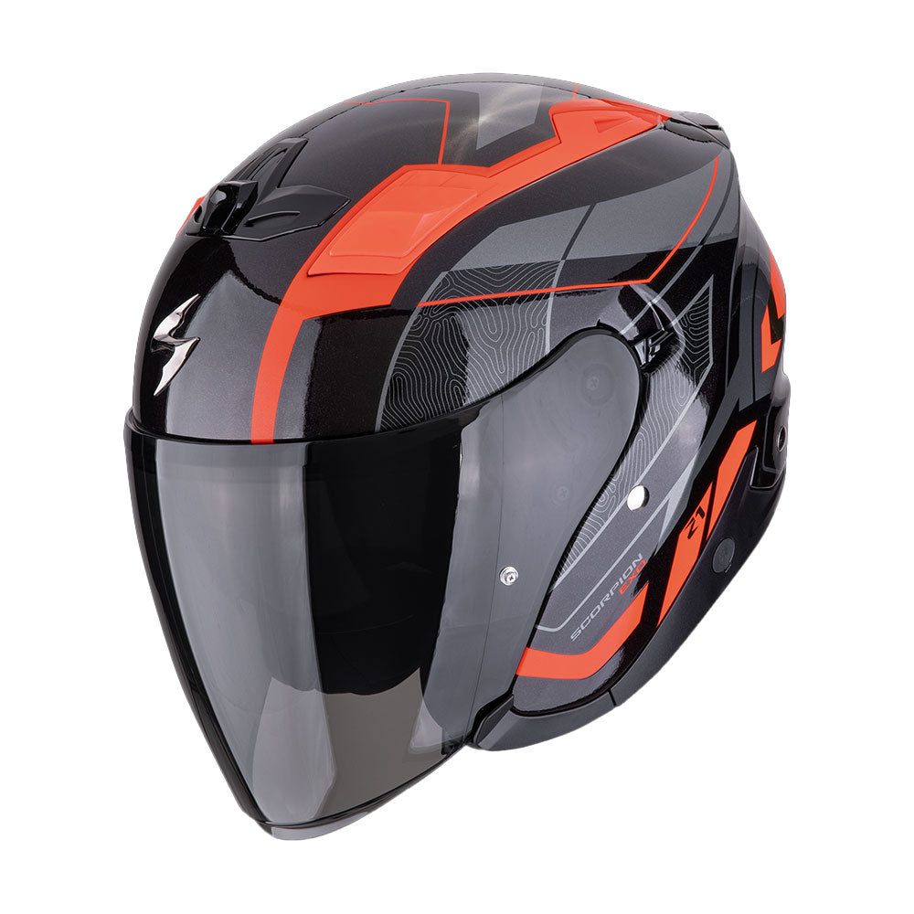 CASCO SCORPION EXO-Z1 VUE NEGRO-ROJO Imagen principal del producto
