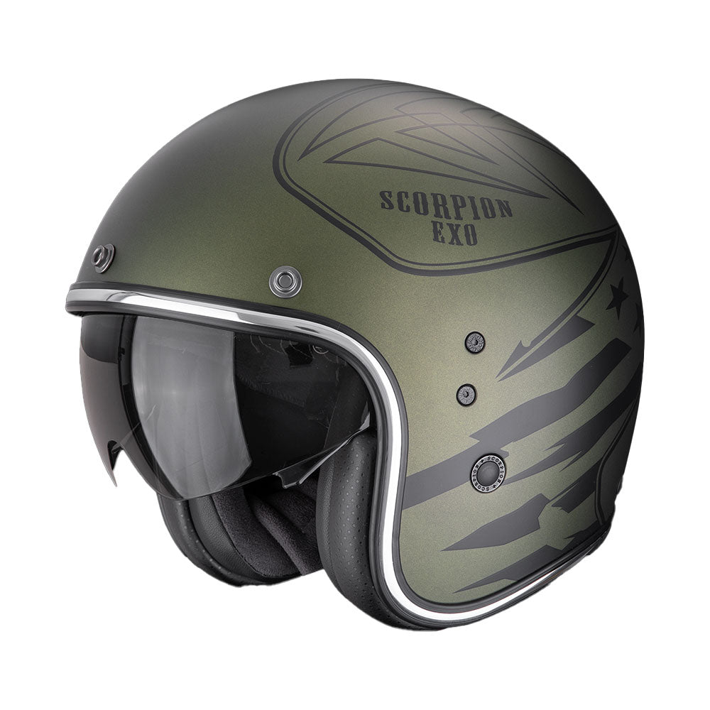 CASCO SCORPION BELFAST EVO DAWG VERDE MATE Imagen principal del producto