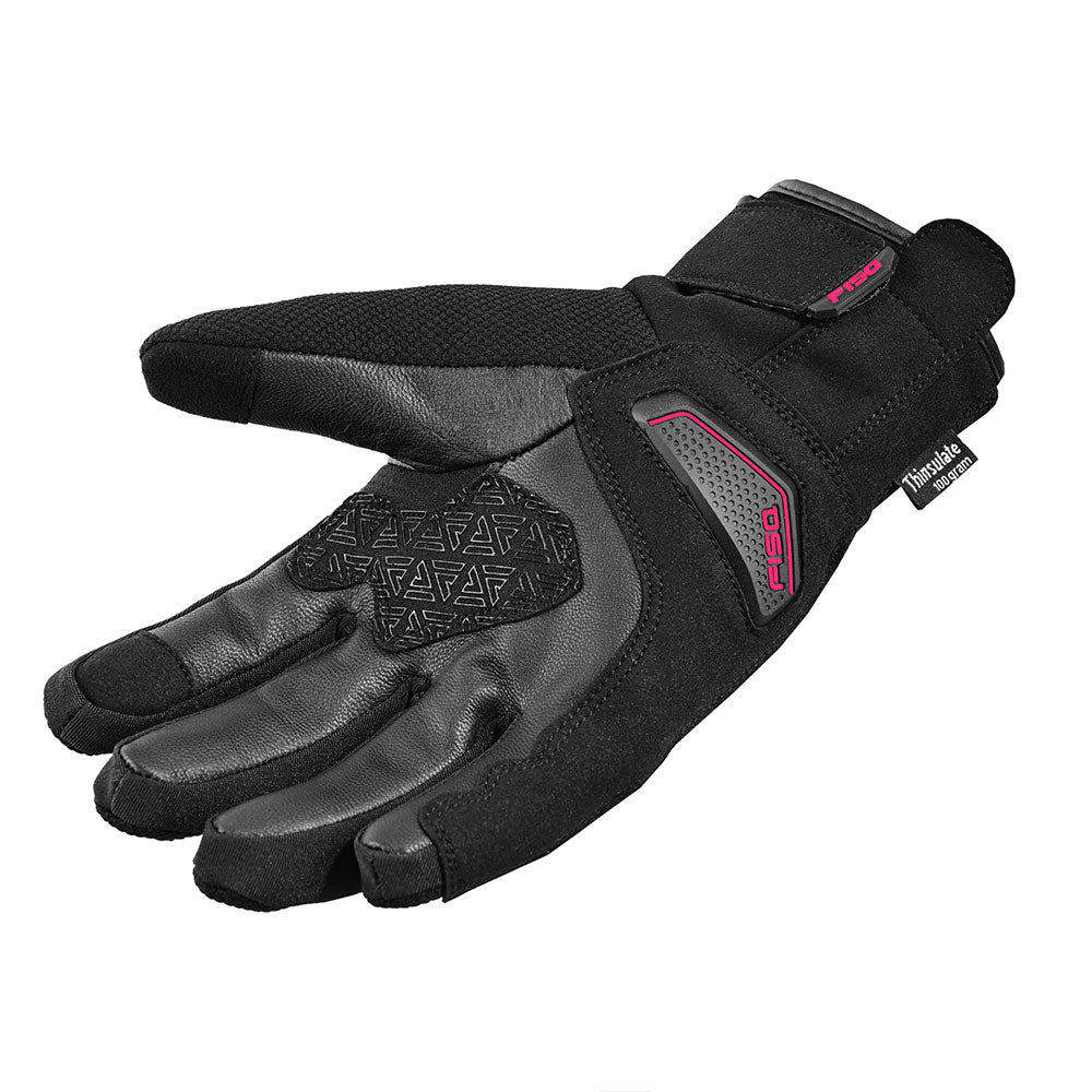 Guantes de Moto Fisa Atom Lady Invierno Rosa