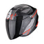 CASCO SCORPION EXO-230 LOOP NEGRO METÁLICO-ROJO
