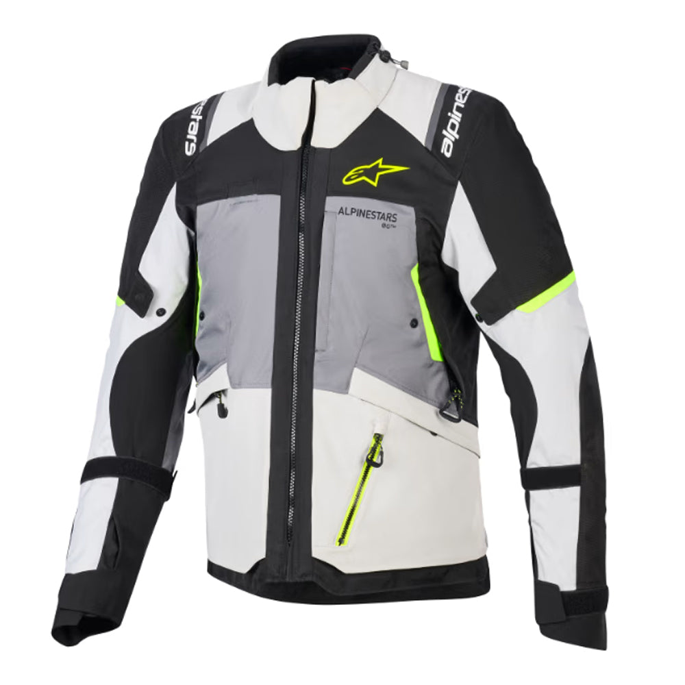 Chaqueta Textil Alpinestars Andes V4 Drystar Gris / Negro / Flou