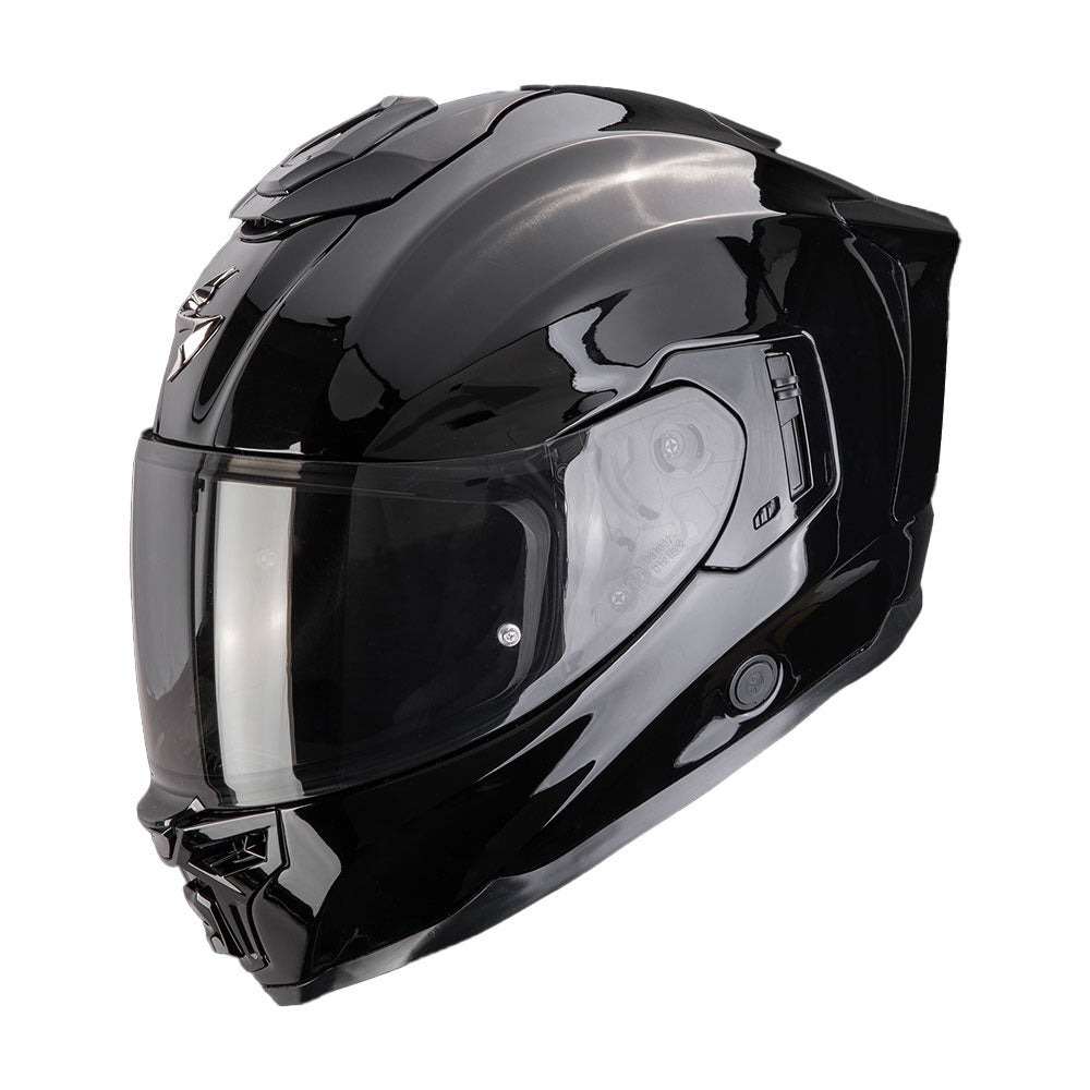 CASCO SCORPION EXO-1500 AIR SOLID NEGRO BRILLO
