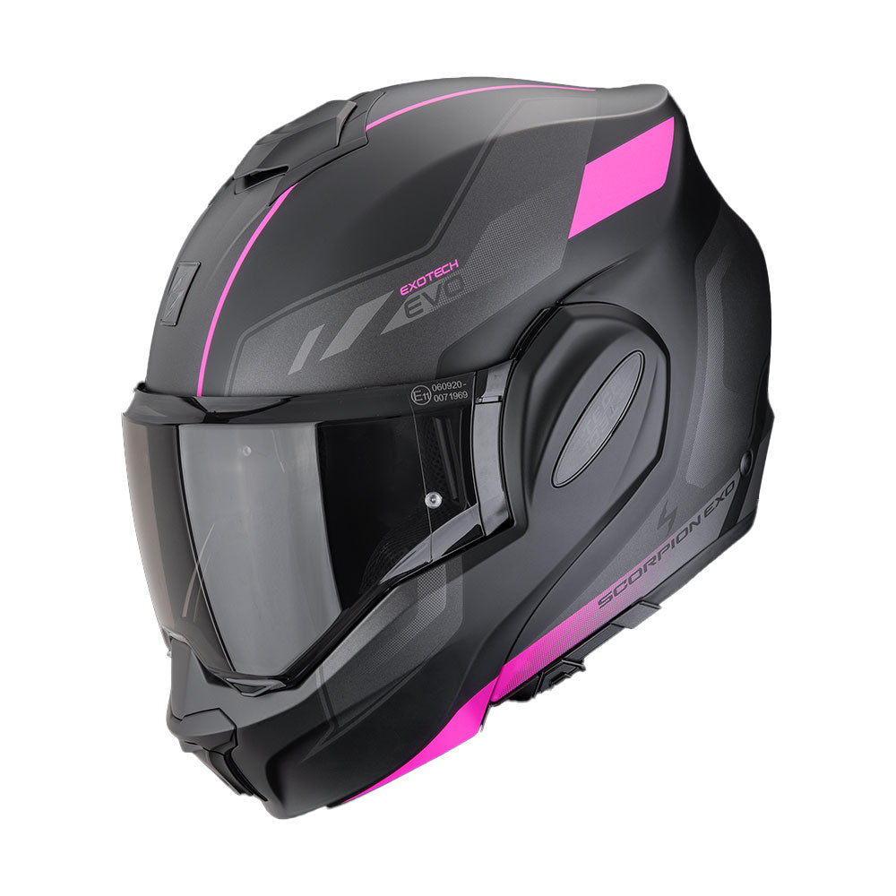 CASCO SCORPION EXO-TECH EVO SOCIUS NEGRO MATE-ROSA Imagen principal del producto