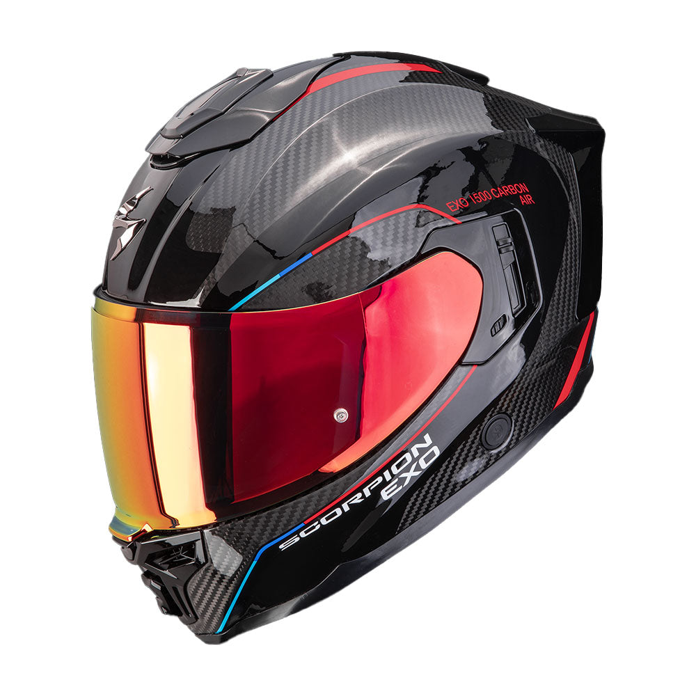 CASCO SCORPION EXO-1500 CARBON AIR MUNDI NEGRO / ROJO Imagen principal del producto