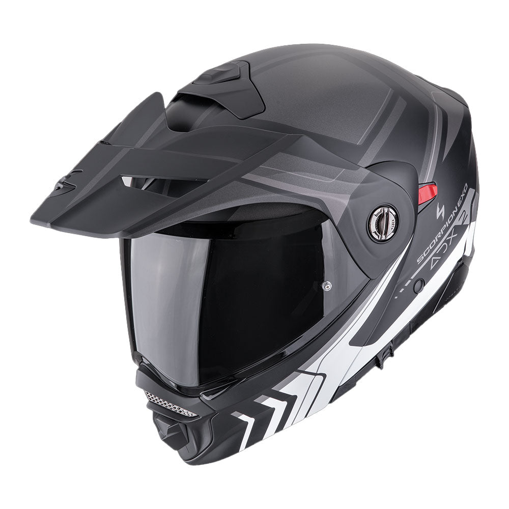 CASCO SCORPION ADX-2 LEWIS Negro mate-Plata Imagen principal del producto